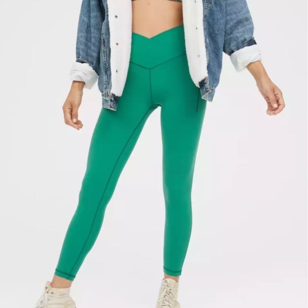 Aerie Real Me Xtra Crossover Pocket Legging